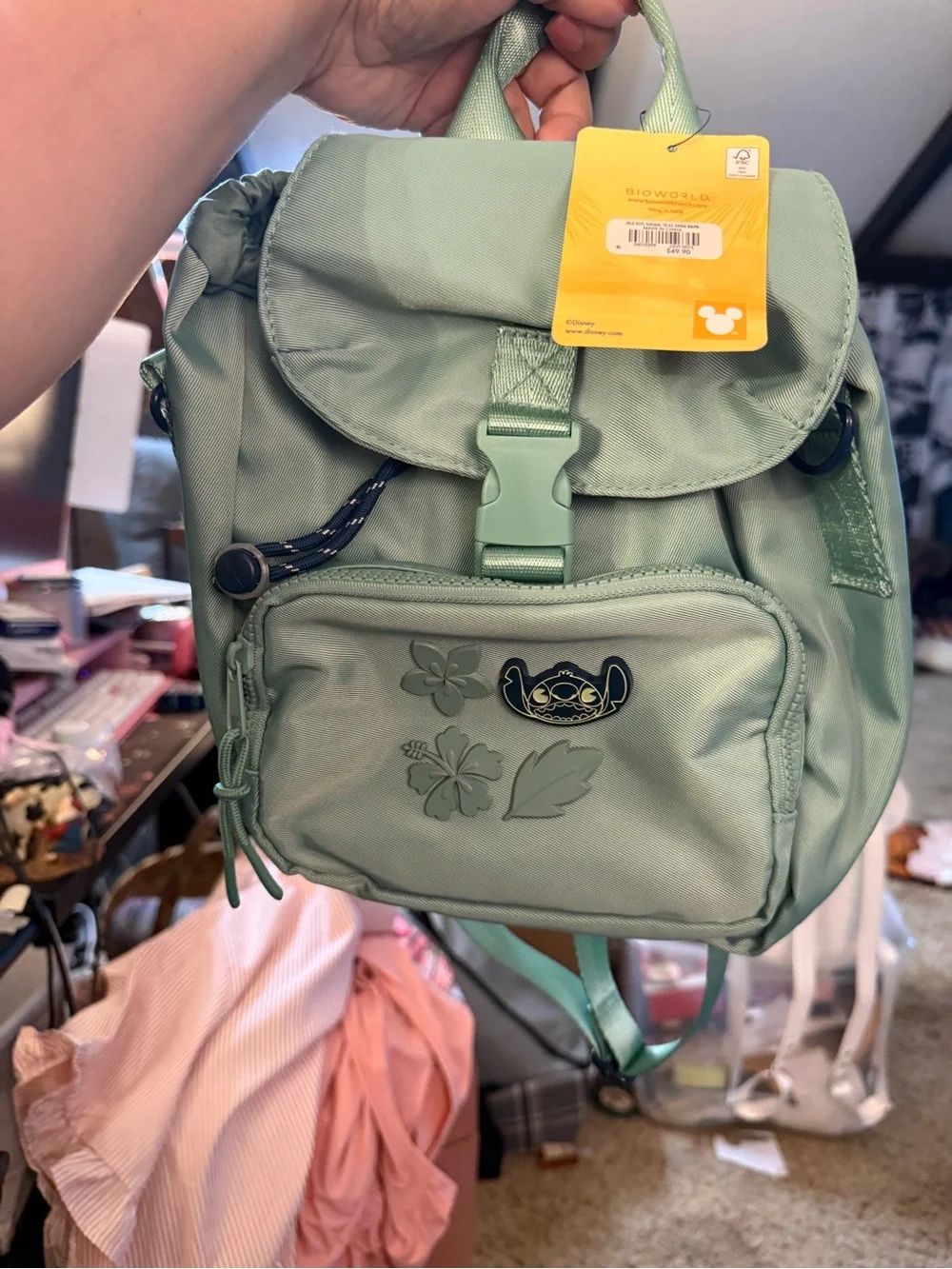 Bioworld kids Mini Backpack - Mint Green